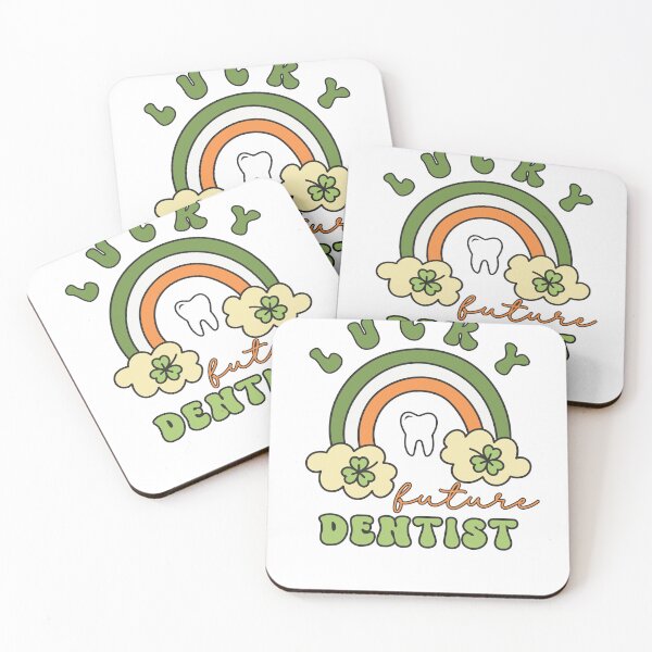Item preview, Lucky Future Dentist for Kids, St. Patricks Day Kids Gift, Future Dentist, Lucky Shamrock, Rainbow Lucky Future Dentist Kids designed and sold by throuplescorner.