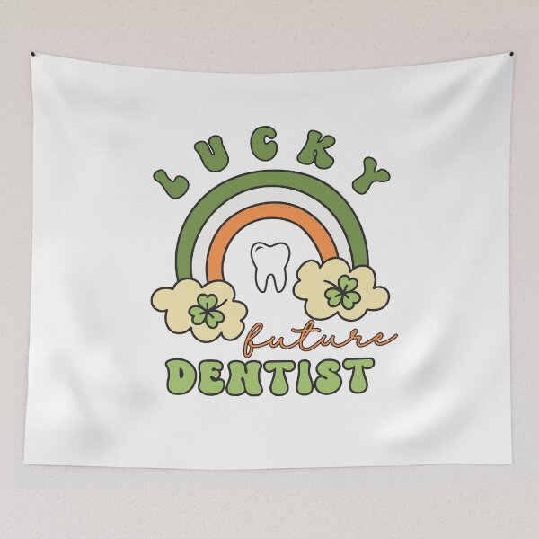 Item preview, Lucky Future Dentist for Kids, St. Patricks Day Kids Gift, Future Dentist, Lucky Shamrock, Rainbow Lucky Future Dentist Kids designed and sold by throuplescorner.