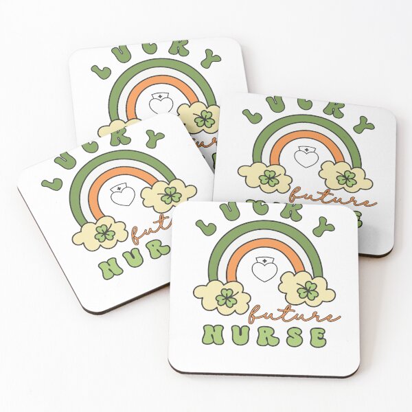 Aperçu de l'œuvre Lucky Future Nurse pour les enfants, Cadeau pour enfants de la Saint-Patrick, Future infirmière, Lucky Shamrock, Rainbow Lucky Future Nurse Kids créée et vendue par throuplescorner.
