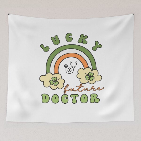 Item preview, Lucky Future Doctor for Kids, St. Patricks Day Kids Gift, Future Doctor, Lucky Shamrock, Rainbow Lucky Future Doctor Kids designed and sold by throuplescorner.