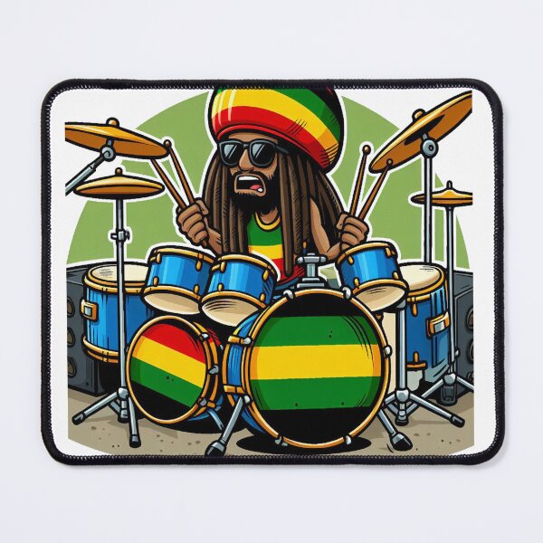Item preview, Rasta Drummer designed and sold by Poodel.