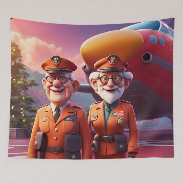 Item preview, Pensioners as commercial aircrew designed and sold by Colin Bentham.