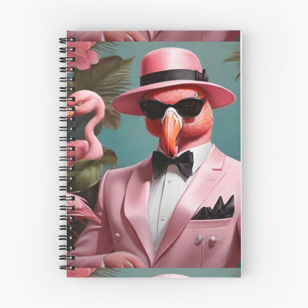 Item preview, Pink Secret Agent Flamingo designed and sold by NeatThingLover.