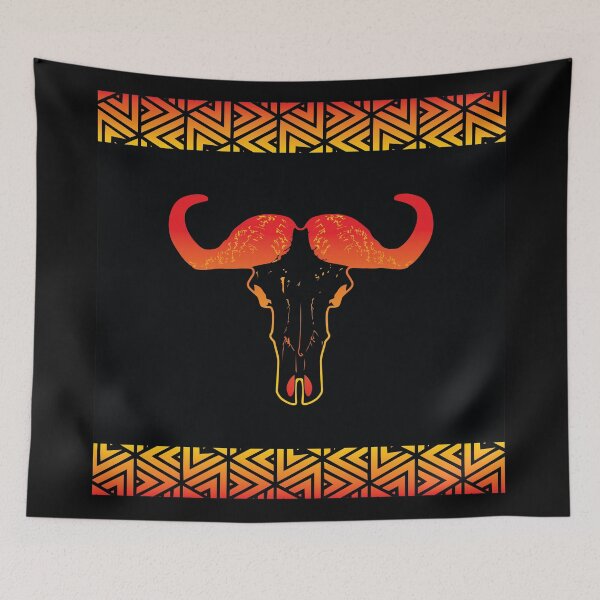 Item preview, African Cape Buffalo Skull Silhouette designed and sold by Chan-Arts.
