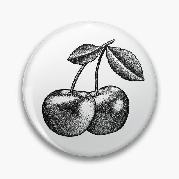 Artikelvorschau, Dotwork-Kirschen entworfen und verkauft von Idle Morrow.