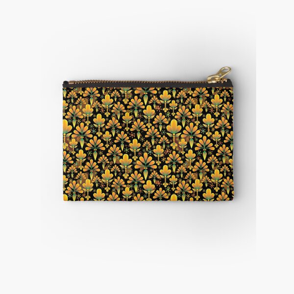 Item preview, abstract design with golden flowers designed and sold by MPDesign84.