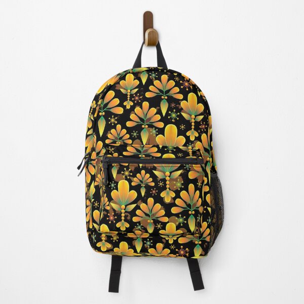 Item preview, abstract design with golden flowers designed and sold by MPDesign84.