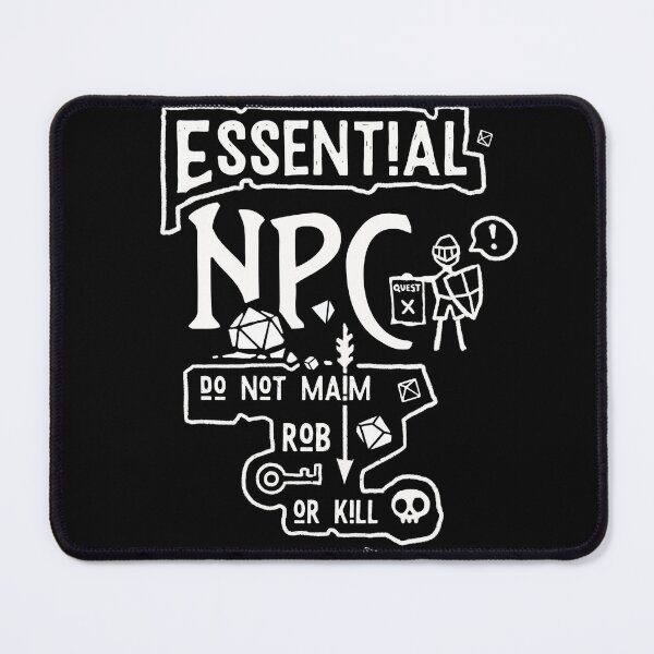 Item preview, Essential NPC | Non-Playable Character in Dungeons and Dragons designed and sold by keyvei.