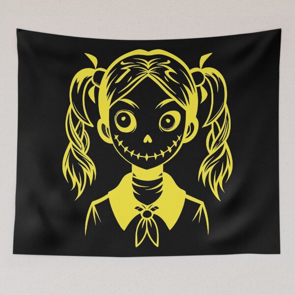Item preview, Yellow doll  horror designed and sold by coyoteink.