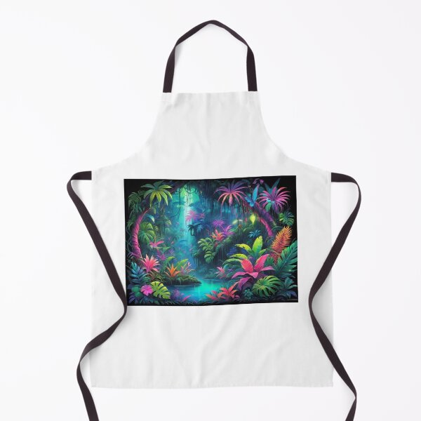 Item preview, Vivid Neon-Hued Jungle (487) designed and sold by WASjourney.