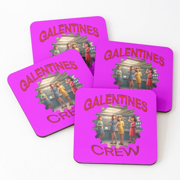Item preview, Cartoony Very Cool American Girls Galentines crew on submarine on Galentines day and Galentines party, gift idea for Galentines day designed and sold by sailorsam1805.