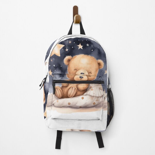 Item preview, Sweet Slumber: Adorable Sleeping Teddy Bear designed and sold by tasiawatercolor.