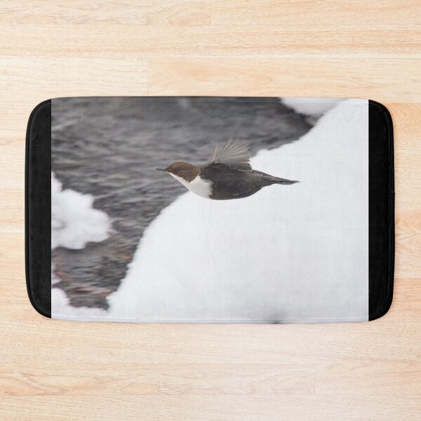 Item preview, Just flying profile. White-throated dipper designed and sold by Jouko Lehto Photography.