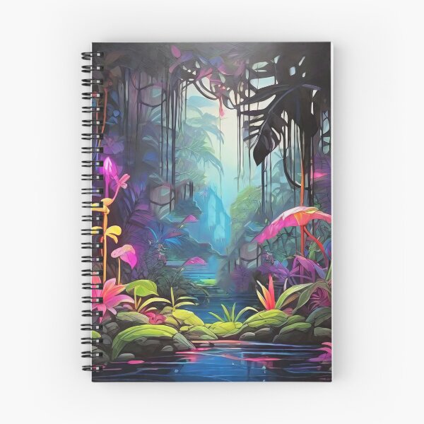 Item preview, Iridescent Jungle Painting (489) designed and sold by WASjourney.