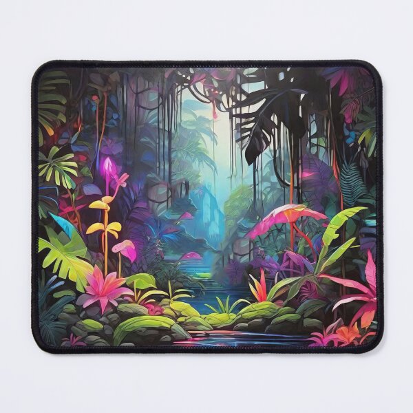 Item preview, Iridescent Jungle Painting (489) designed and sold by WASjourney.