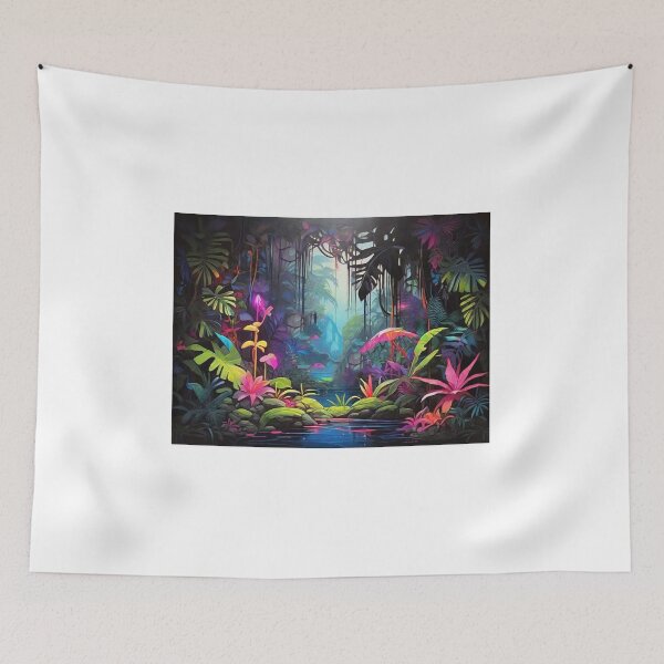Item preview, Iridescent Jungle Painting (489) designed and sold by WASjourney.