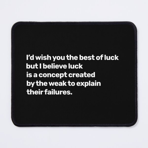 Item preview, Luck and Weakness - Ron Swanson designed and sold by mr-k-store.