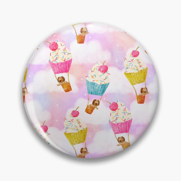 Item preview, Dogs in Cupcake Balloons designed and sold by RebeccaFlaherty.