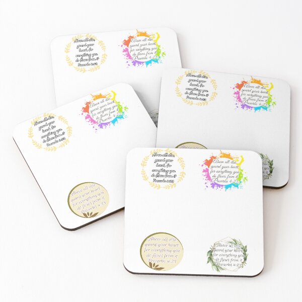 Item preview, Proverbs 4:23 Sticker Set  designed and sold by Designsleashed.