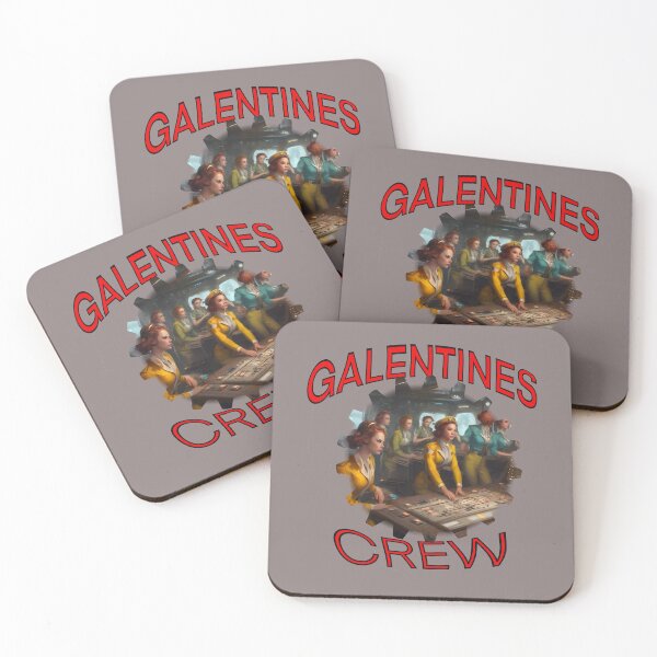 Item preview, The Very Cool American Girls Galentines crew on submarine on Galentines day and Galentines party, gift idea for Galentines day designed and sold by sailorsam1805.