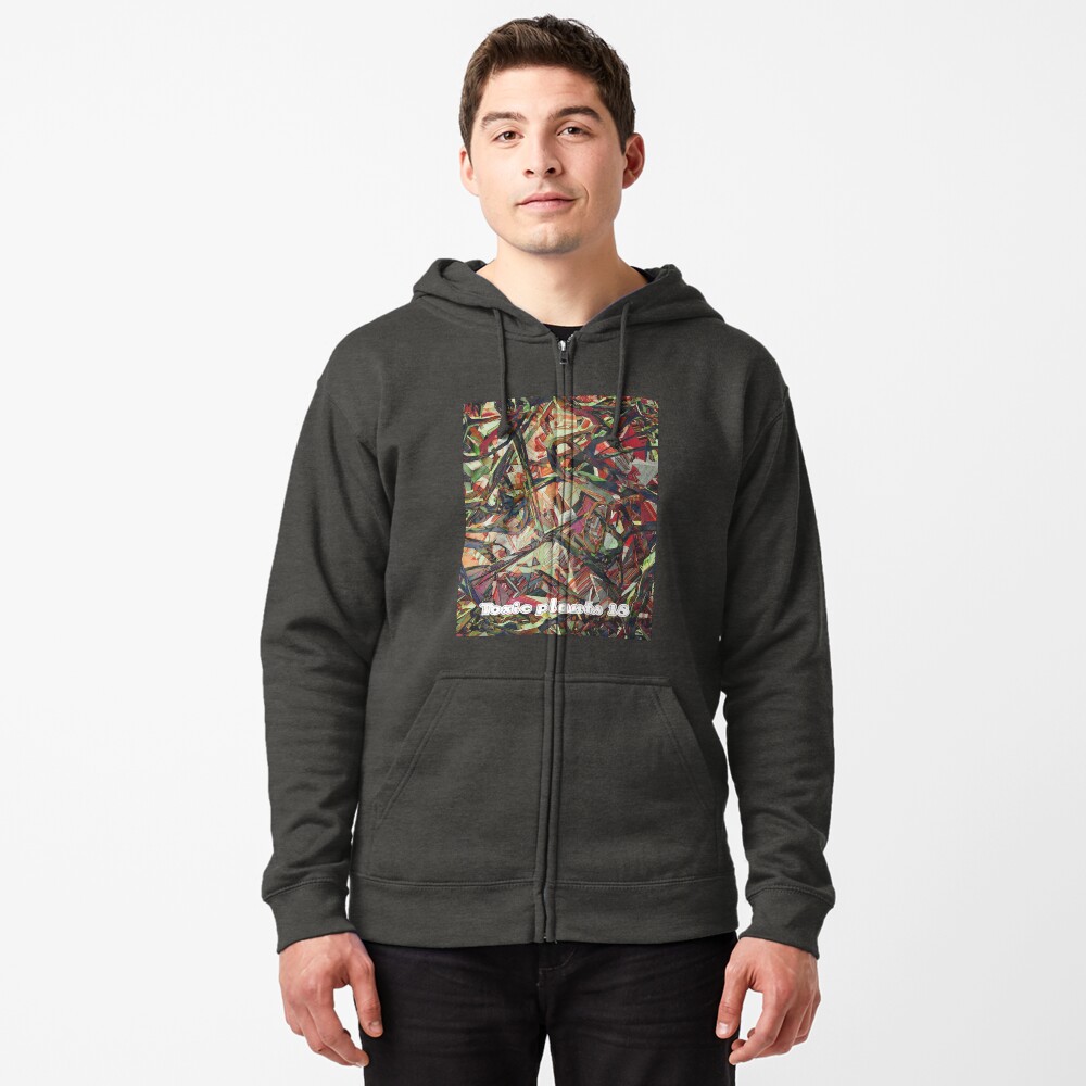 Aperçu de l'œuvre Veste zippée à capuche créée et vendue par oduchossoir.