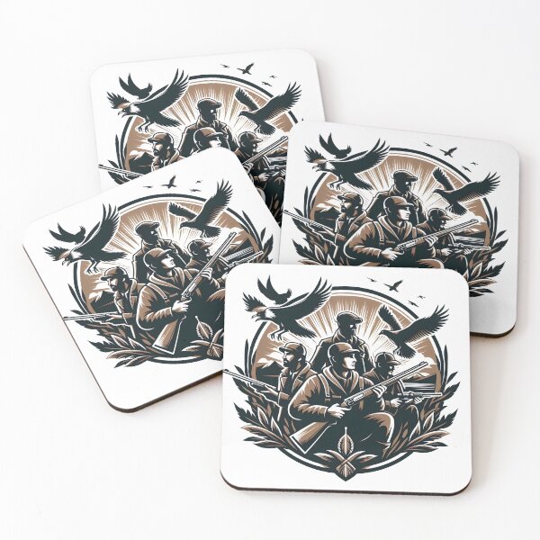 Item preview, Fearless Hunters Hunting in Jungle designed and sold by vectorillus.