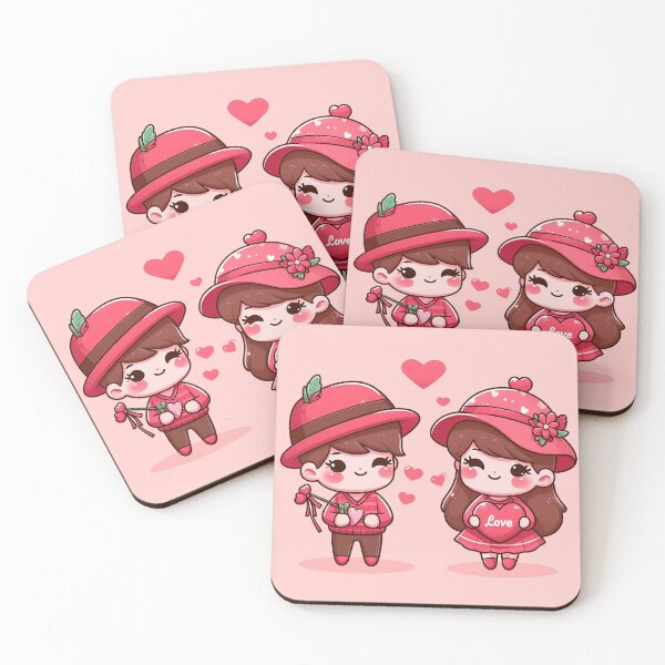 Item preview, charater cartoon for happy valentine day designed and sold by nada-art.