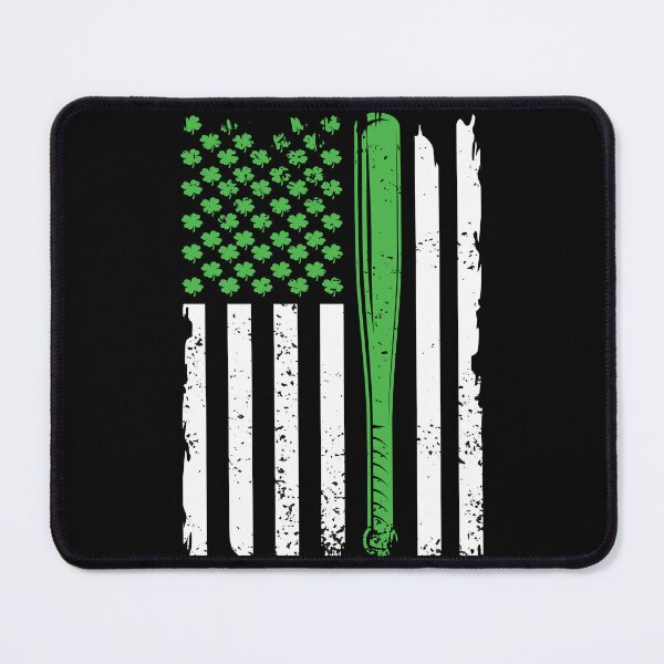 Item preview, Vintage Baseball St Patricks Day American Flag Shamrock designed and sold by JUSTBEELEGANT.