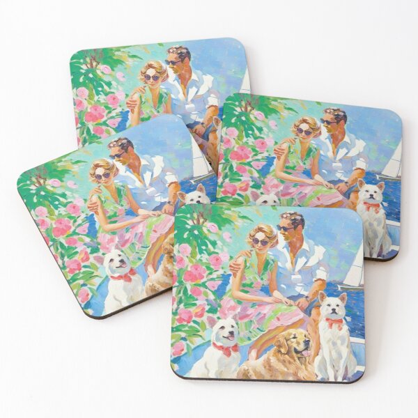 Item preview, Yachting in a good company designed and sold by SophieClimaArt.