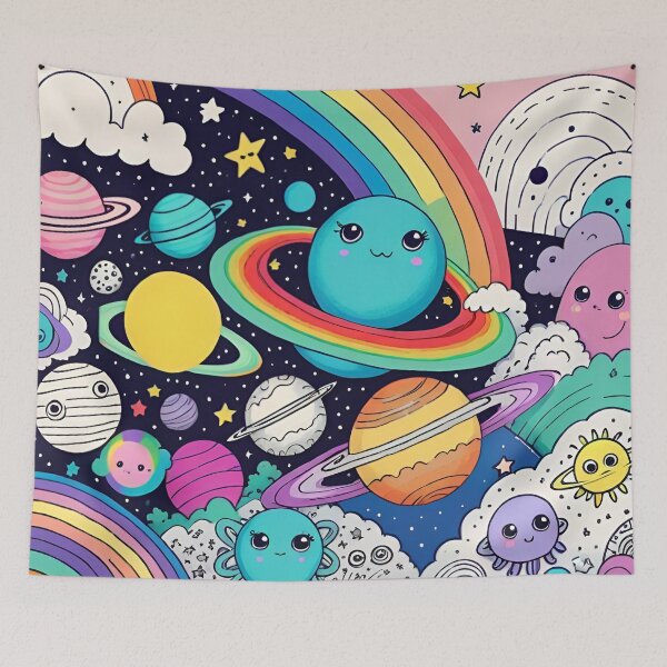 Item preview, Happy Planets designed and sold by Happy-and-Neat.