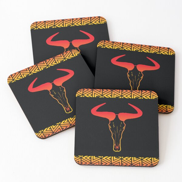 Item preview, Wildebeest Skull Silhouette designed and sold by Chan-Arts.