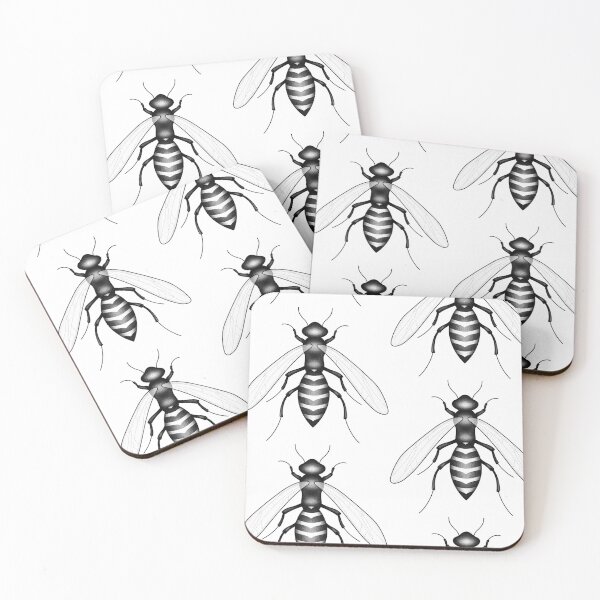 Item preview, Dotwork Illustrated Wasp designed and sold by Idle Morrow.