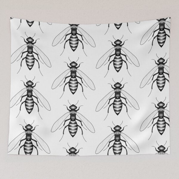 Item preview, Dotwork Illustrated Wasp designed and sold by Idle Morrow.