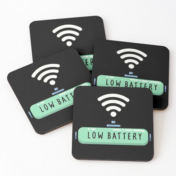 Artikelvorschau, Batterie schwach – WLAN NIEDRIG entworfen und verkauft von Funky Fibers.