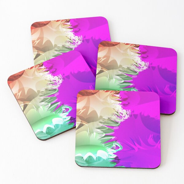 Item preview, Colourfilled abstract swirling digital art painting designed and sold by Gormont.