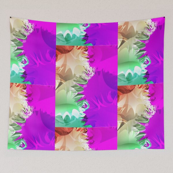 Item preview, Colourfilled abstract swirling digital art painting designed and sold by Gormont.