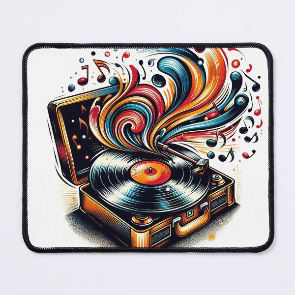Item preview, Vinyl Groove Delight designed and sold by TextileTrove.