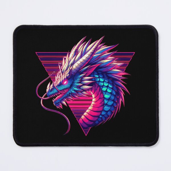 Item preview, Cool Neon Retro dragon magical Creature designed and sold by TomFrontierArt.