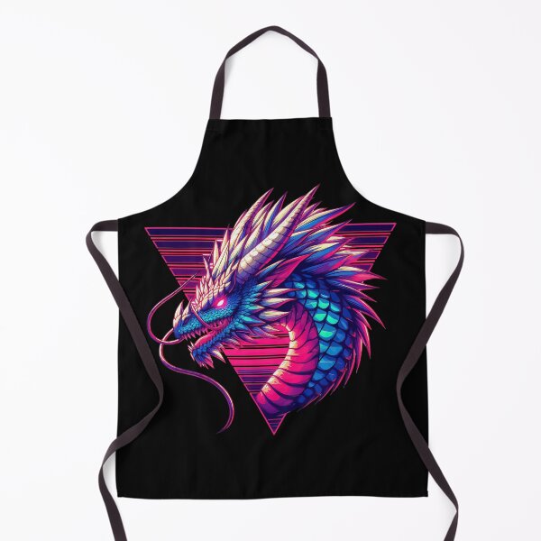 Item preview, Cool Neon Retro dragon magical Creature designed and sold by TomFrontierArt.
