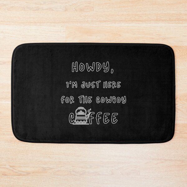 Item preview, Cowboy Coffee funny quote designed and sold by ReachForArt.