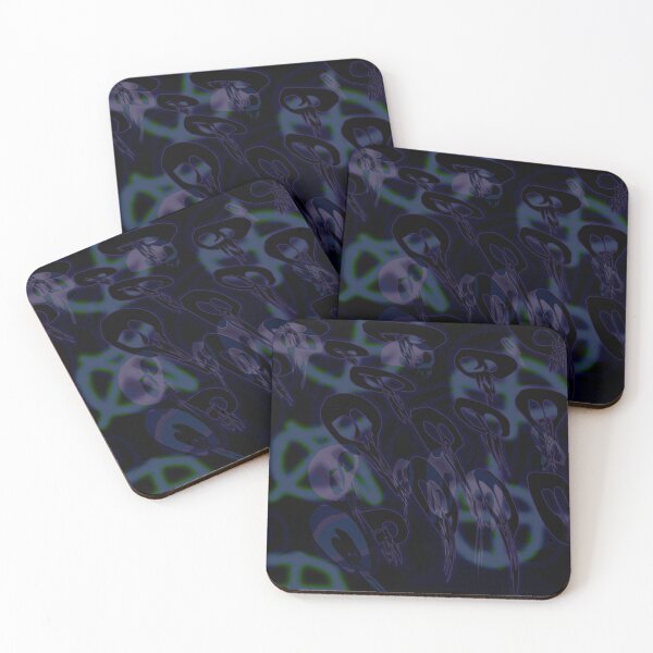 Item preview, Flying Skulls (Dark) designed and sold by skullbal.