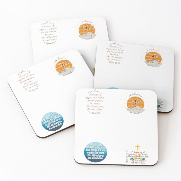Item preview, 2 Corinthians 5:17 Sticker Set  designed and sold by Designsleashed.