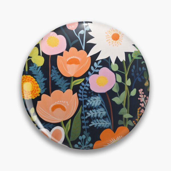 Item preview, Slime Flowers Pattern designed and sold by GrinGalore.
