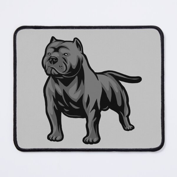 Item preview, XL Bully Macho Stance Grey Digital Dog Art Design designed and sold by GSDDESIGNMERCH.