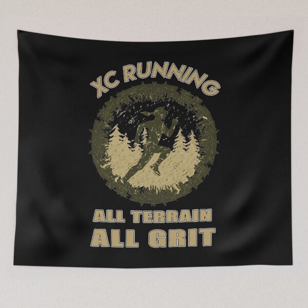 Item preview, All Terrain, All Grit - A XC Runners Design designed and sold by Mindful-Designs.