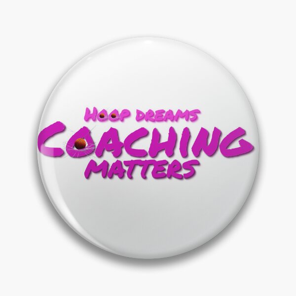 Aperçu de l'œuvre Hoop Dreams Coaching Matters-Rose créée et vendue par KriticalDesigns.