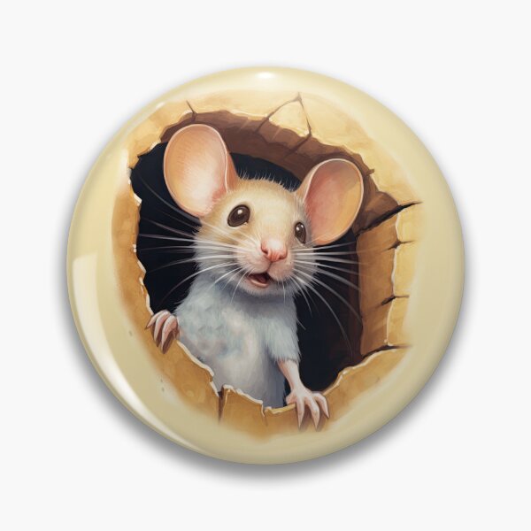 Item preview, A cute mouse playing peek a boo designed and sold by LoneAngel.