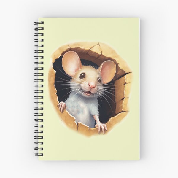 Item preview, A cute mouse playing peek a boo designed and sold by LoneAngel.