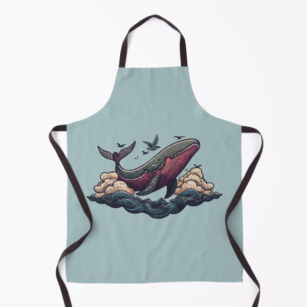 Item preview, Whale flying in the clouds designed and sold by Johann Brangeon.