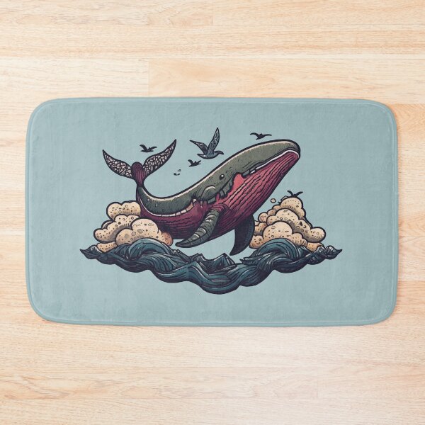 Item preview, Whale flying in the clouds designed and sold by Johann Brangeon.